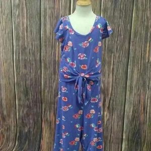 Floral Pattern Jumpsuit